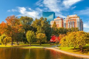 Boston, Massachusetts, USA During Autumn