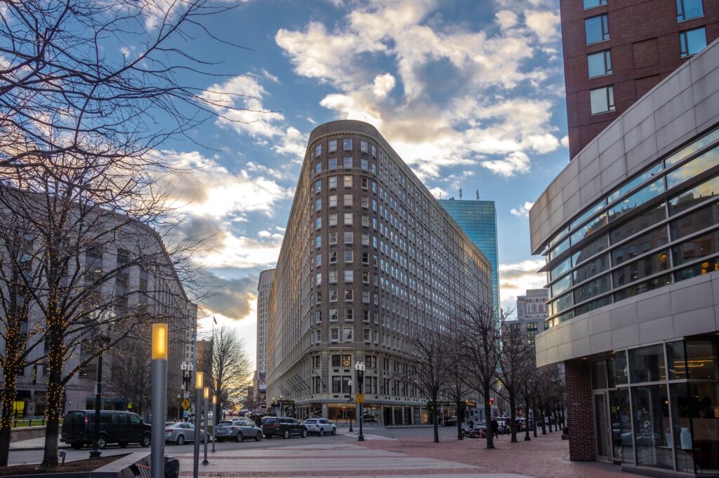 Boston Street Buildings - Boston, Massachusetts, USA